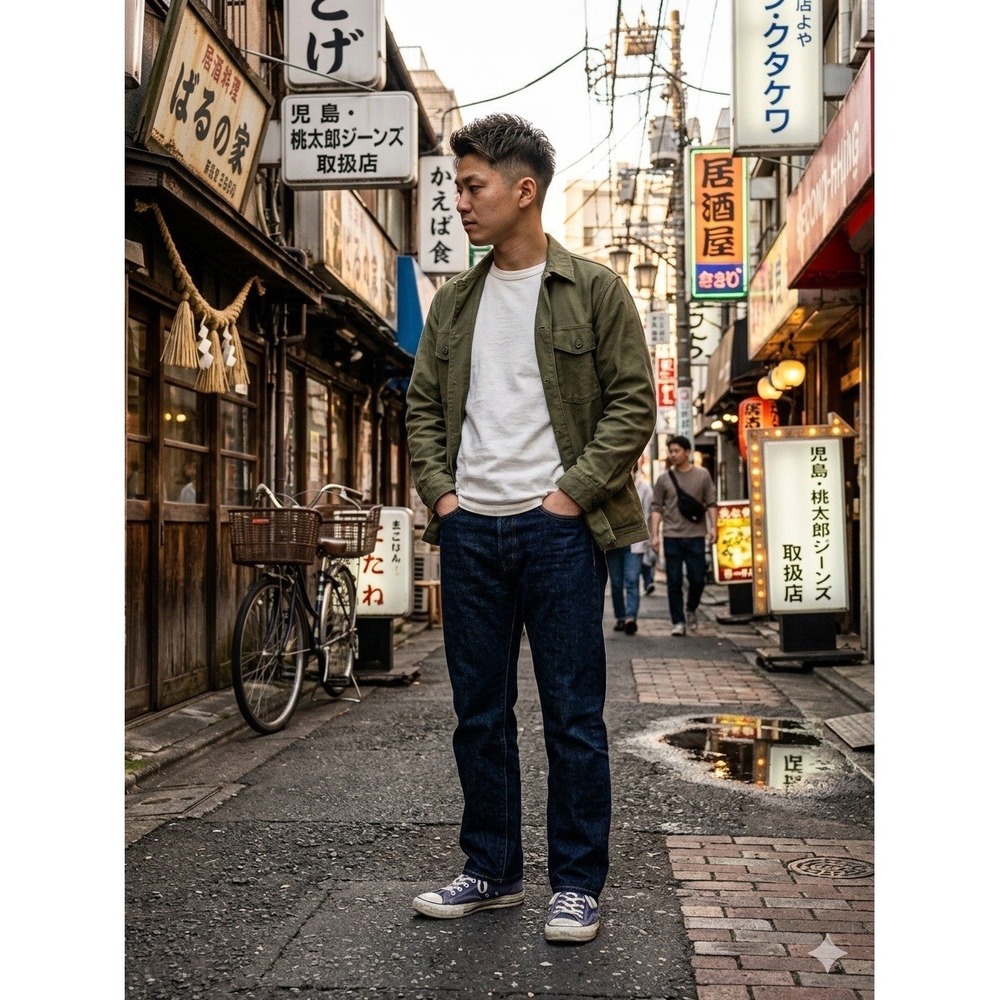 Momotaro Jeans G019-MB W29 Made in Japan Raw Selvedge Denim Copper Label